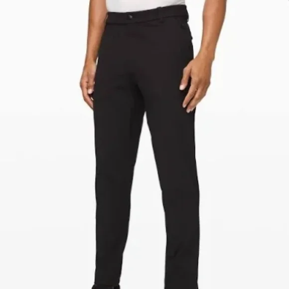 Lululemon Black Men's ABC Slim Fit Pants - Picture 1 of 5